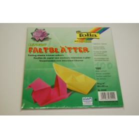 Origami papír FOLIA 20x20cm 100db