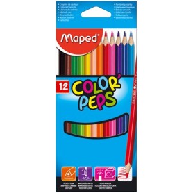 Színes ceruza 12db-os MAPED 3 szög