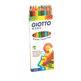 Színes ceruza 8db-os GIOTTO 6 szög