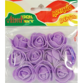 Mini rózsa 10db/cs lila