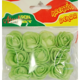 Mini rózsa 10db/cs zöld
